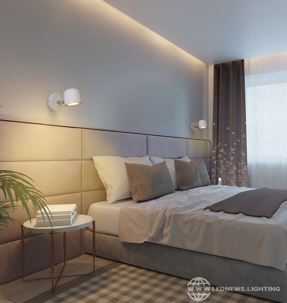 $42.94 - 47.35 Aisilan duvar lambası Modern tarzı duvar lambası ayarlanabilir siyah/beyaz 7W başucu yatak odası ayna ışık koridor aplik AC90-220V