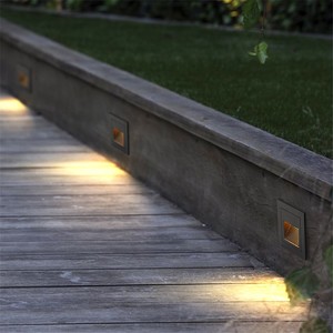 $10.16 - $32.37 Led Outdoor Lamp Wall Light Waterproof Embedded for Stair Step Corner Garden Aisle Balcony Porch Yard Lighting