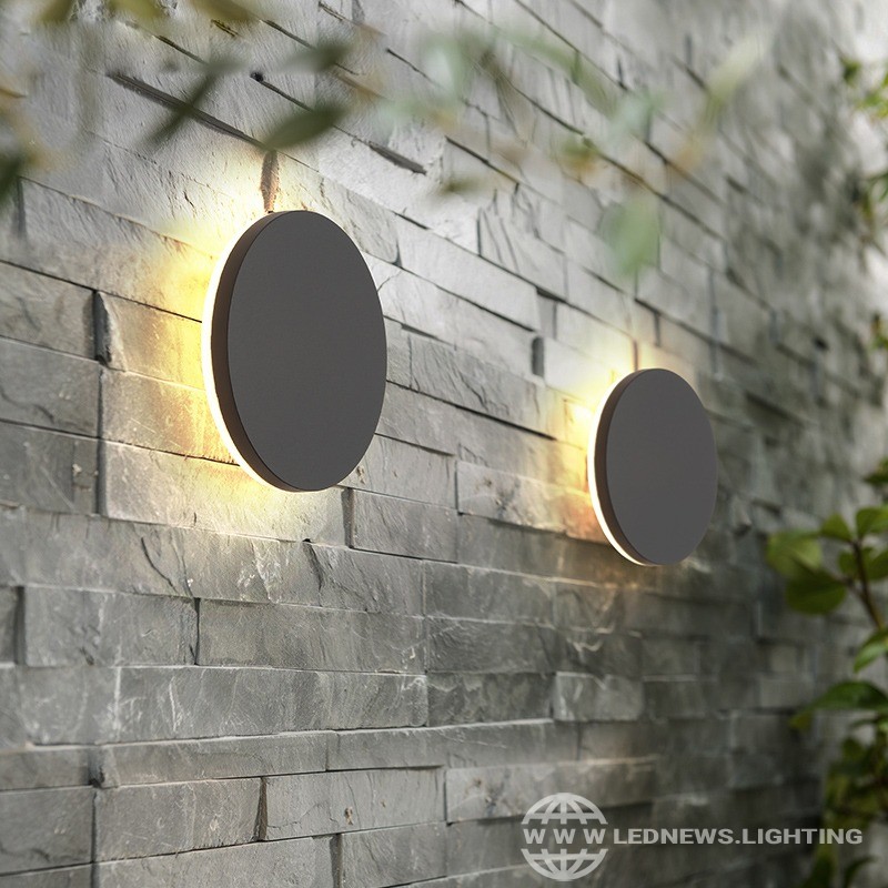 $28.60 - 31.69 LED Wall Lamp Outdoor Waterproof IP65 Garden Decorative Wall Light Porch Corridor Lighting Bathroom Light Fixture AC90-260V