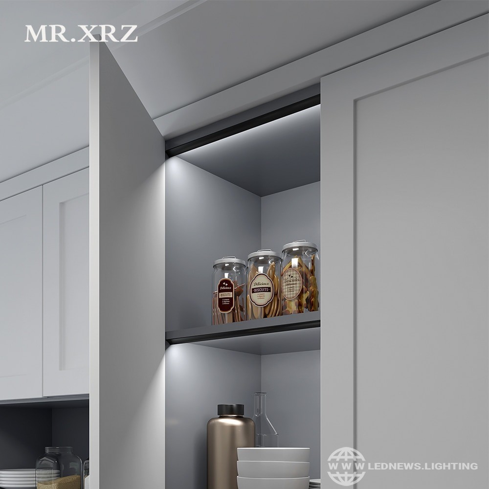 $9.99 - 68.74 MR.XRZ 10W/m Surface Oblique Under Cabinet Lights SMD2835 Infrared Sensor Inductive Lamps For Cupboard Shelf Kitchen