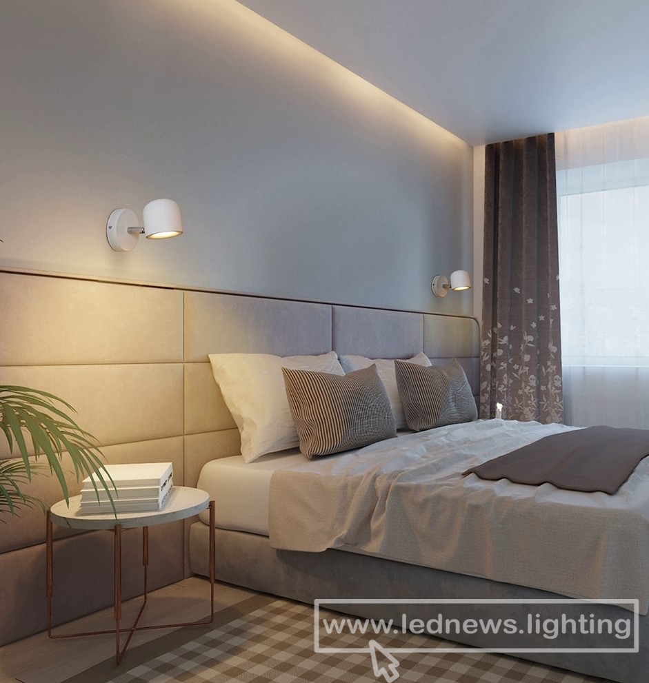 $42.94 - 47.35 Wall Lamp Modern Style Wall light Adjustable Black/White 7W for Bedside Bedroom Mirror Light Corridor sconce AC90-220V