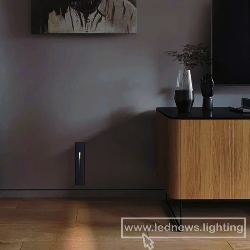$52.94 - 58.82 outdoor or indoor 3W LED Step Light IP65 Waterproof Stair Light Wall Underground Lamp Footlights human body sensation