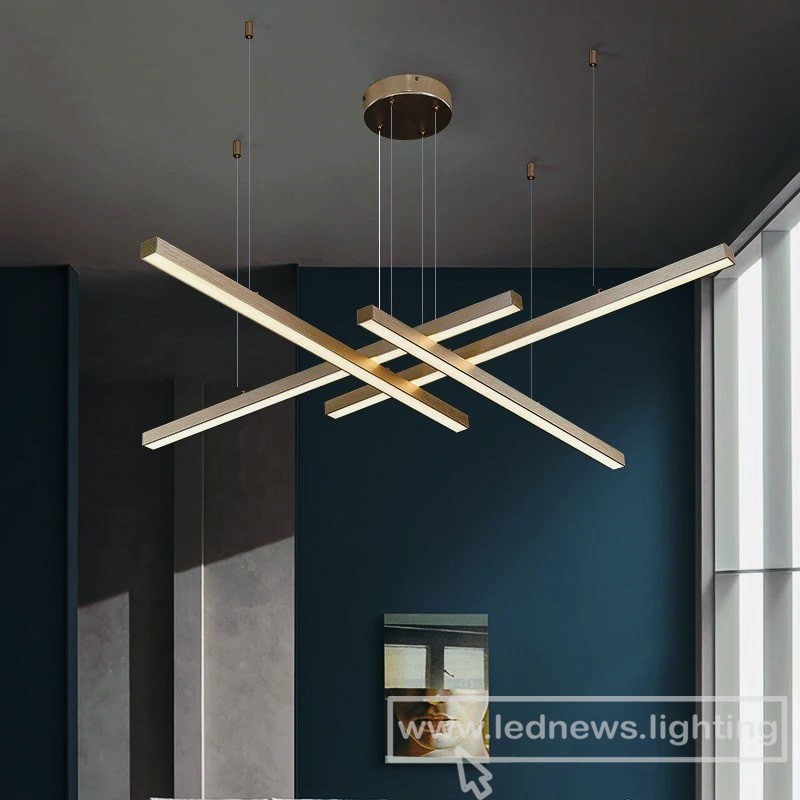 $169.18 - 310.61 Artpad Nordic Hanging Light Fixture for Dinning Room Living Room Loft Brushed Golden Black Designer Decorative Led Lights