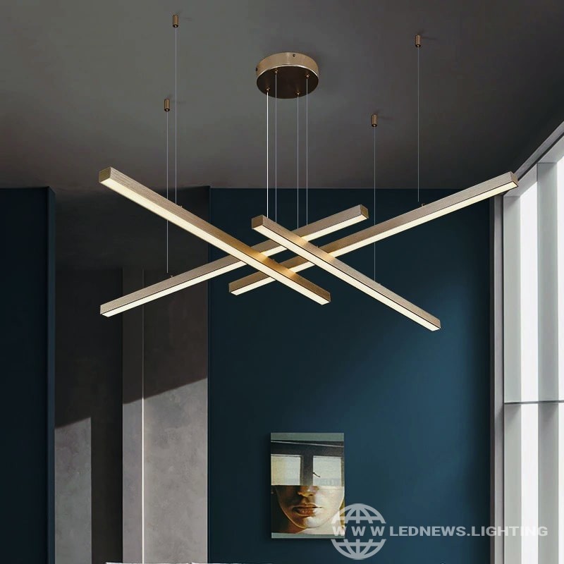 $169.18 - 310.61 Artpad Nordic Hanging Light Fixture for Dinning Room Living Room Loft Brushed Golden Black Designer Decorative Led Lights