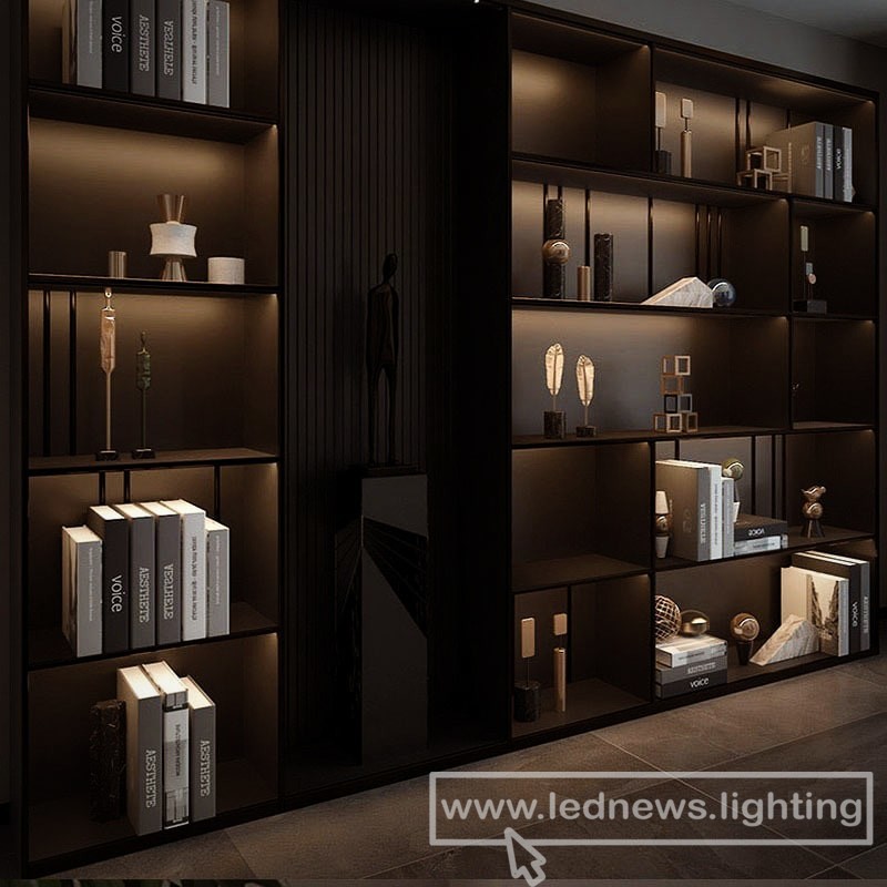 $14.02 - 174.89 Under cabinet light Ultra-thin Embedded 45 degree luminescence LED light strip Barfor cupboard Showcase wardrobe Locker bookcase