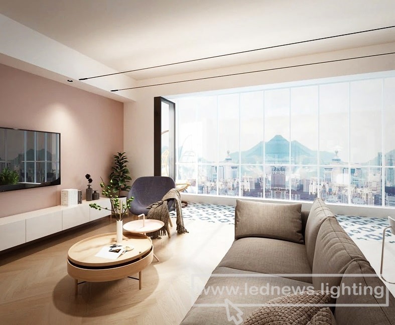 $206.00 - 293.00 XrzLux Modern Minimalist Skyline Linear LED Bar Strips 4m 8m Length Creative Wall Lamp for Living Room Background Decor Lights