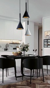$33.54 - 44.64 Nordic Modern Led Pendant Lights Kitchen Fixtures Bars Home Bedroom Hanging Lamp Cafe Lamparas De Techo Colgante Moderna