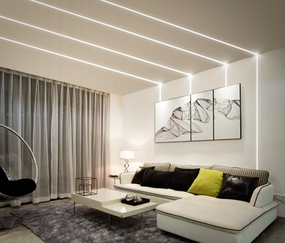 $46.00 / 8m(8pcs) a lot, 1m per piece, Trimless Recessed Drywall use architectural gypsum plaster