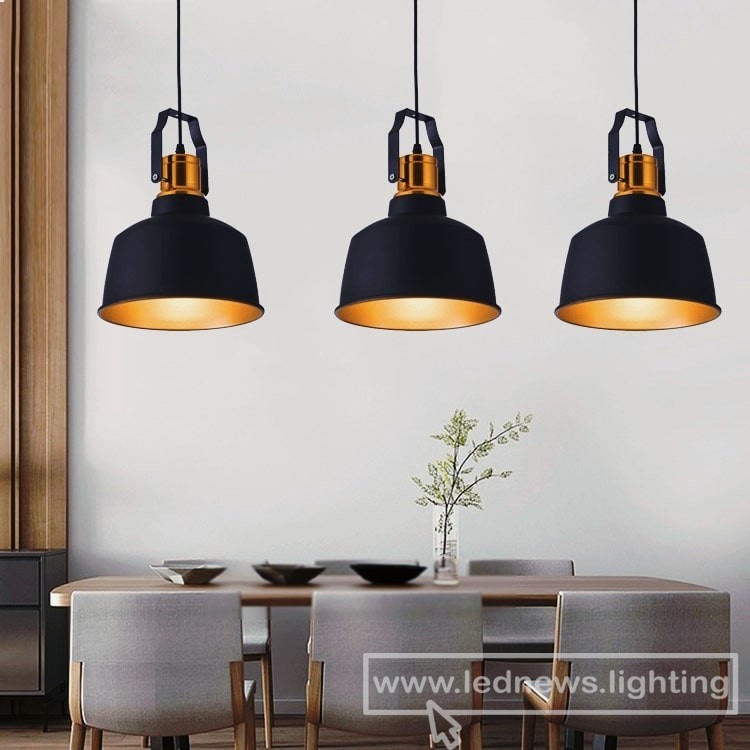 $44.33 - 48.23 LED Pendant lights Vintage Loft E27 Hang lamp and 12W Pendant Lamps Aluminum dining lamp Wood Hanging Lightings