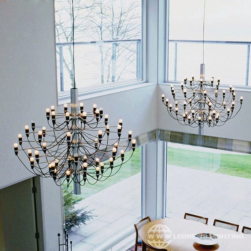 $252.49 - 936.00 Led Chandelier Italian FLOS Hanging Lights Kitchen Living Room Decoration Simpl Dimmer Pendant Suspension Lamp