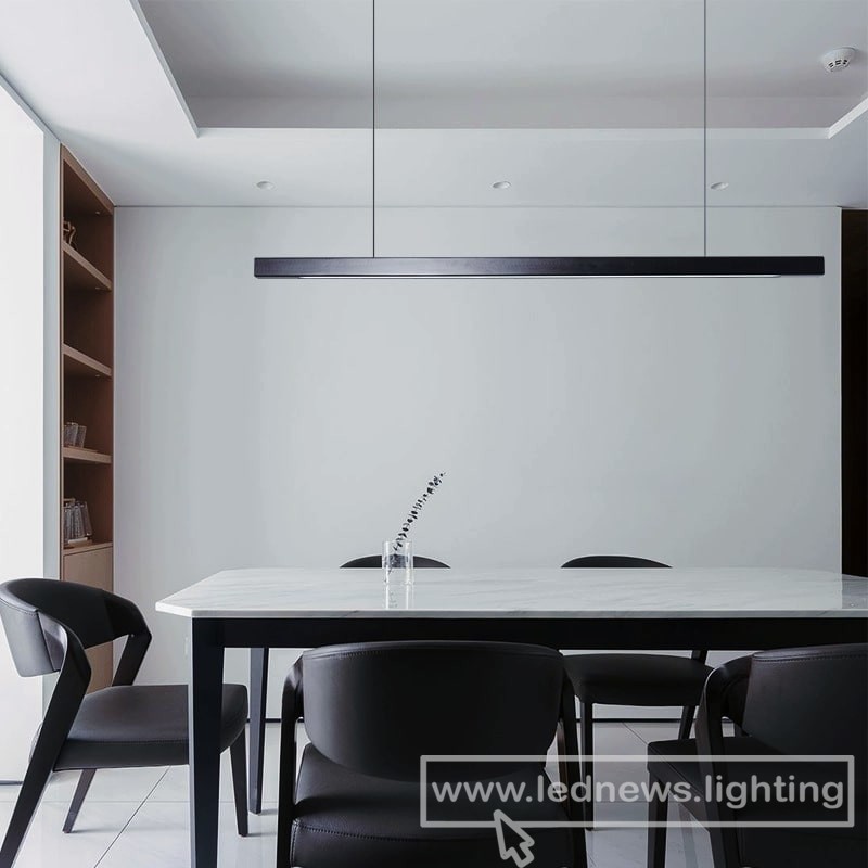 $167.94 - 238.03 Black White Modern LED Pendant Lights Fashion Design Solid Wood Hanging Lamps Art Decoration Light Fixtures
